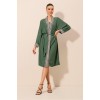 5865 Nakışlı Örme Uzun Kimono - Zümrüt Yeşili - 144945 5865 Nakışlı Örme Uzun Kimono - Zümrüt Yeşili - 144945