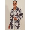 3900 Oversize Uzun Basic Gömlek - D. Siyah 144995 3900 Oversize Uzun Basic Gömlek - D. Siyah 144995