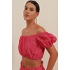 0481 Fistolu Straplez Bluz - Fuşya 145000 0481 Fistolu Straplez Bluz - Fuşya 145000