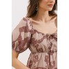 2351 Kloş Poplin Elbise - D.Gül Kurusu 145005