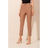 6560 Beli Lastikli Bağcıklı Pantolon - Camel 145010 6560 Beli Lastikli Bağcıklı Pantolon - Camel 145010