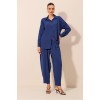 6593 Oversize İkili Takım - Saks - 145049 6593 Oversize İkili Takım - Saks - 145049