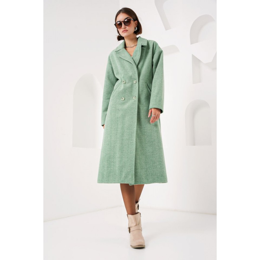 Yeşil Oversize Geniş Kesim Yünlü Uzun Kaşe Kaban 9113 145067 Yeşil Oversize Geniş Kesim Yünlü Uzun Kaşe Kaban 9113 145067