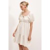 2351 Kloş Poplin Elbise - Ekru 145116 2351 Kloş Poplin Elbise - Ekru 145116