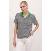 Yeşil Polo Yaka Fermuarlı Çizgili Tişört 0497 145126 Yeşil Polo Yaka Fermuarlı Çizgili Tişört 0497 145126
