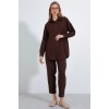 Kahverengi Oversize Keten Alt Üst Takım 6622 145131 Kahverengi Oversize Keten Alt Üst Takım 6622 145131