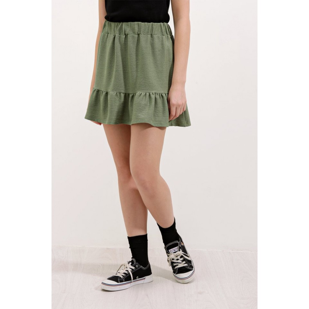 1884 Örme Mini Etek - Çağla 145143 1884 Örme Mini Etek - Çağla 145143