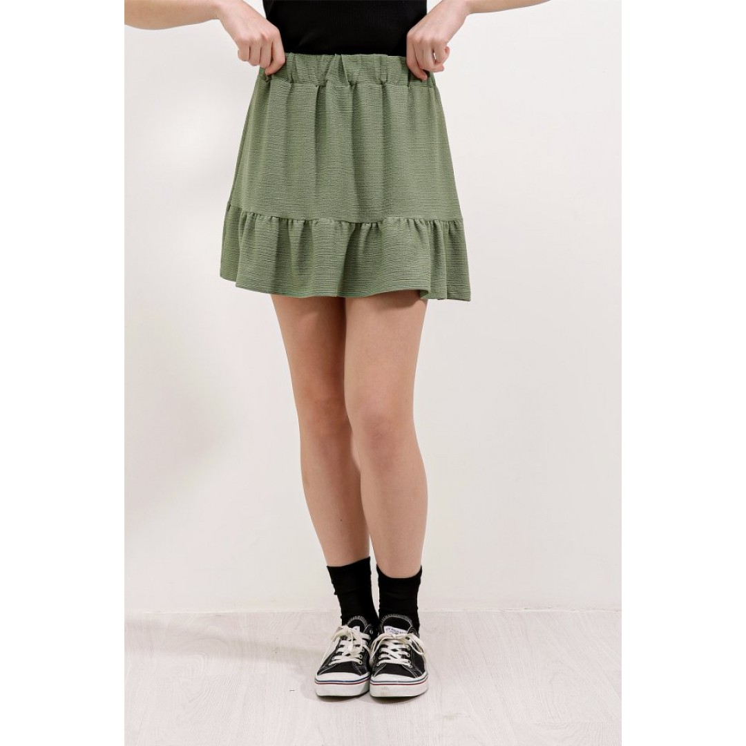 1884 Örme Mini Etek - Çağla 145143 1884 Örme Mini Etek - Çağla 145143