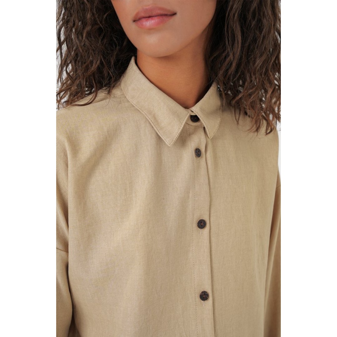 Bej Oversize Keten Alt Üst Takım 6622 145148 Bej Oversize Keten Alt Üst Takım 6622 145148