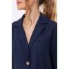 Lacivert Çift Düğmeli Oversize Crop Keten Ceket 0706 145201 Lacivert Çift Düğmeli Oversize Crop Keten Ceket 0706 145201