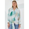 Yeşil Ekru Oversize Dökümlü Saten Gömlek 907 145278 Yeşil Ekru Oversize Dökümlü Saten Gömlek 907 145278
