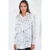 Siyah Beyaz Desenli Oversize Saten Gömlek 3985 145287 Siyah Beyaz Desenli Oversize Saten Gömlek 3985 145287