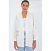 Ekru Varaklı Örme Kimono 5925 145302 Ekru Varaklı Örme Kimono 5925 145302