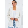 Ekru Varaklı Örme Kimono 5925 145302 Ekru Varaklı Örme Kimono 5925 145302