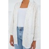 Ekru Varaklı Örme Kimono 5925 145302 Ekru Varaklı Örme Kimono 5925 145302