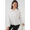 Beyaz Gümüş Çizgili Gömlek 5924 - 145304