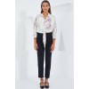 Oversize Dökümlü Crop Saten Gömlek 906 - Gül Kurusu 145310
