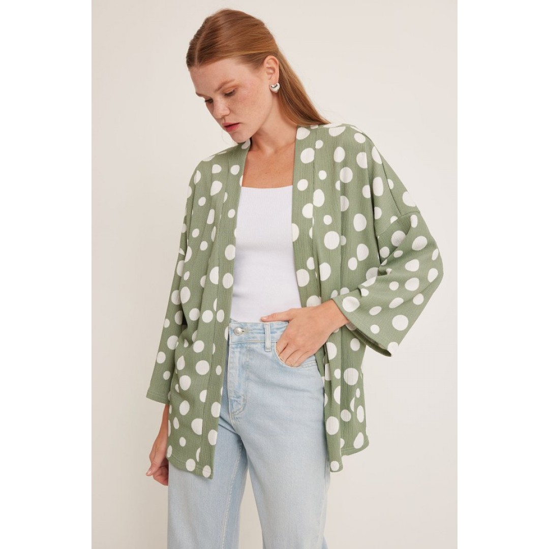5862 Örme Kimono - C. Çağla - 145352 5862 Örme Kimono - C. Çağla - 145352