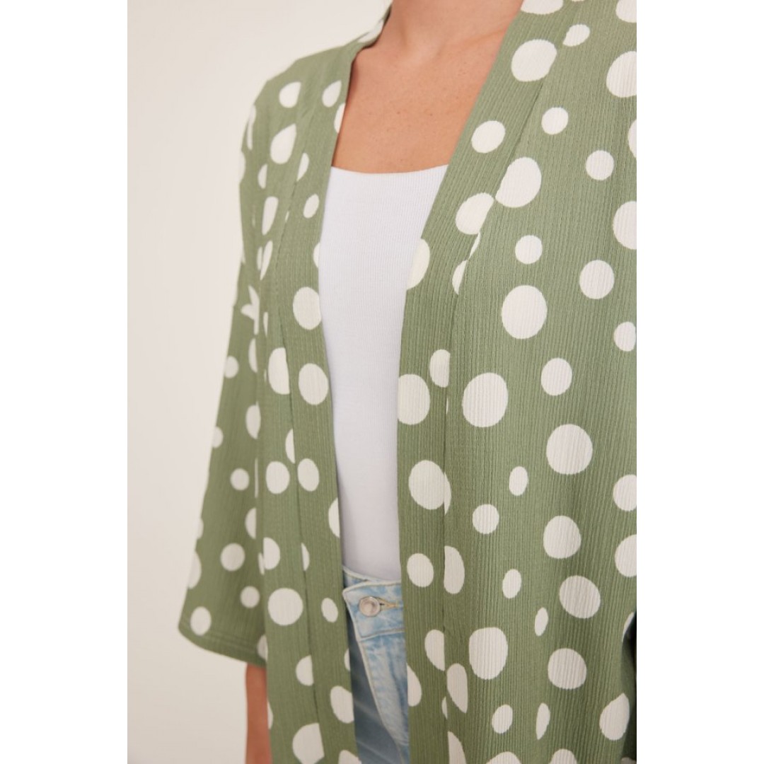 5862 Örme Kimono - C. Çağla - 145352 5862 Örme Kimono - C. Çağla - 145352