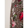 Kırmızı Siyah Desenli Saten Etek 15877 145355 Kırmızı Siyah Desenli Saten Etek 15877 145355