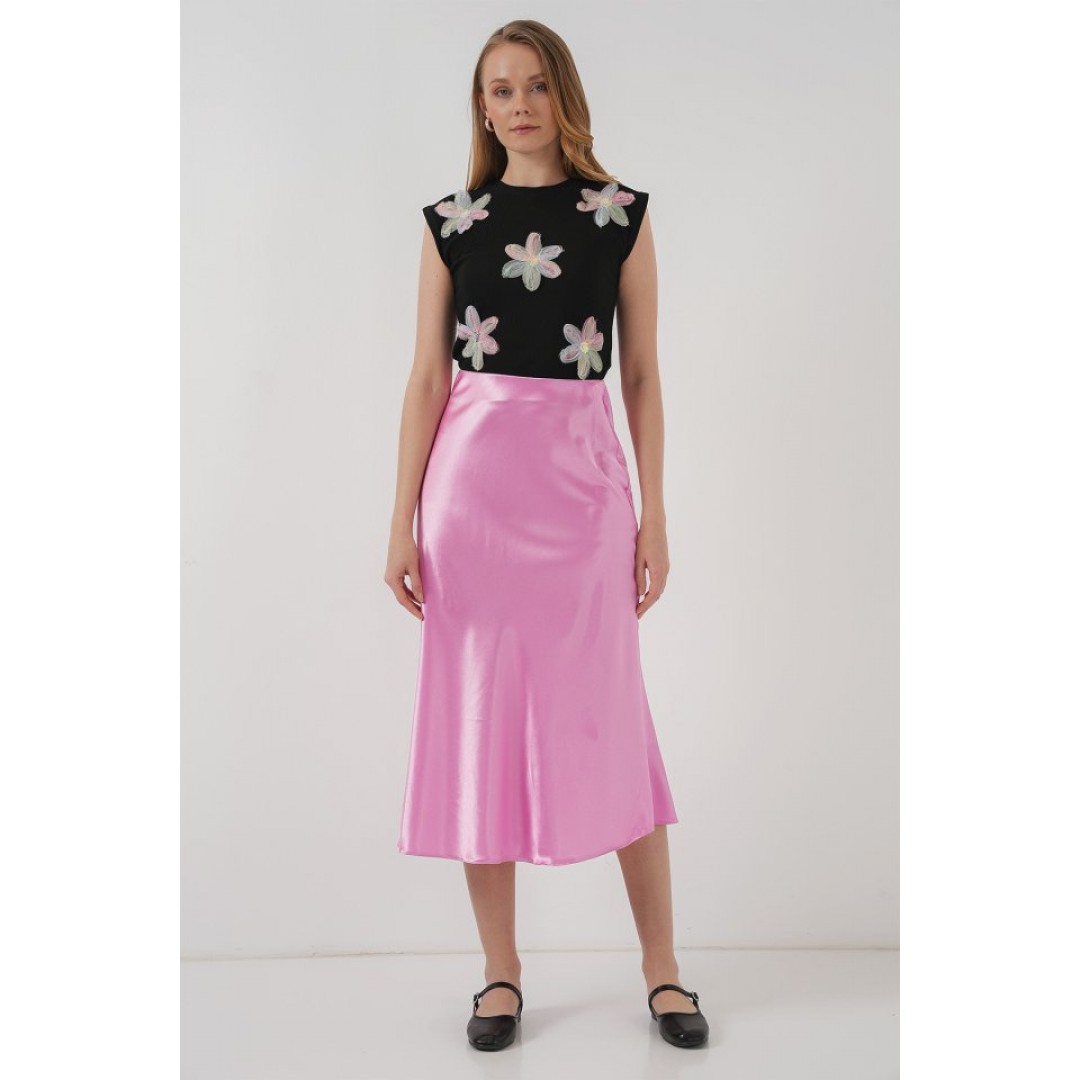 15806 Saten Etek - Pembe 145406 15806 Saten Etek - Pembe 145406