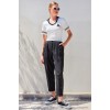 4320 Polo Yaka Basic Triko Bluz - Beyaz 145427 4320 Polo Yaka Basic Triko Bluz - Beyaz 145427