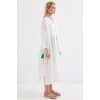 5835 Yırtmaçlı Yazlık Kimono - Beyaz - 145508 5835 Yırtmaçlı Yazlık Kimono - Beyaz - 145508
