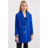 0704 Düğme Detaylı Blazer Ceket - Saks 145529 0704 Düğme Detaylı Blazer Ceket - Saks 145529