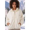 5194 Peluş Mont Ceket - Ekru 145662