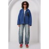 55446 Fermuarlı Oversize Peluş Ceket - Saks 145668 55446 Fermuarlı Oversize Peluş Ceket - Saks 145668