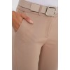 6538 Kemerli İspanyol Paça Pantolon - Bej 145690 6538 Kemerli İspanyol Paça Pantolon - Bej 145690