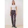 4323 Desenli Pijama Altı - Lacivert 145695