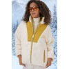 5194 Peluş Mont Ceket - Hardal 145714 5194 Peluş Mont Ceket - Hardal 145714
