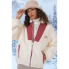 5194 Peluş Mont Ceket - Kiremit 145715