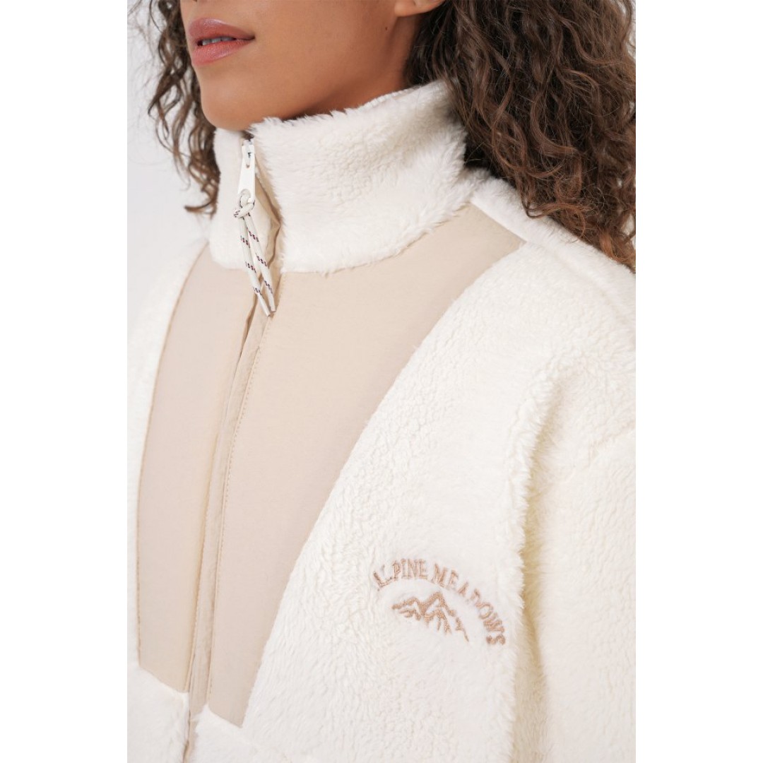 5194 Peluş Mont Ceket - Krem 145718 5194 Peluş Mont Ceket - Krem 145718