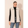 6793 Peluş Yelek - Beyaz 145721