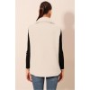 6793 Peluş Yelek - Beyaz 145721