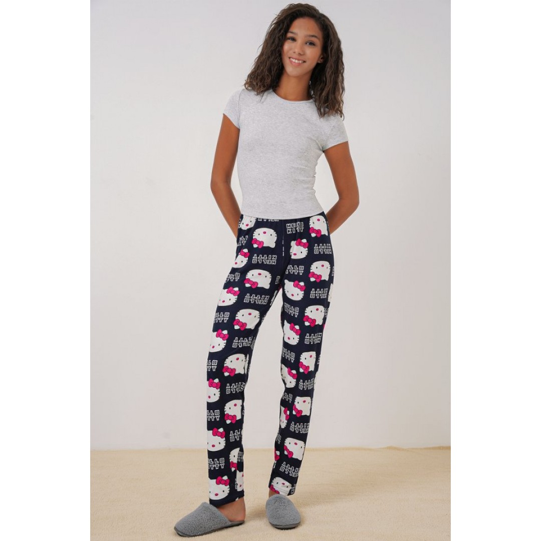 4323 Desenli Pijama Altı - A.Lacivert 145746 4323 Desenli Pijama Altı - A.Lacivert 145746