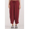 6591 Dokuma Şalvar Pantolon - Bordo 145765 6591 Dokuma Şalvar Pantolon - Bordo 145765