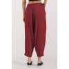 6591 Dokuma Şalvar Pantolon - Bordo 145765 6591 Dokuma Şalvar Pantolon - Bordo 145765