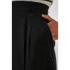 6647 Bol Paça Kumaş Pantolon - Siyah 145770