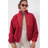 5194 Peluş Mont Ceket - A.Bordo 145861 5194 Peluş Mont Ceket - A.Bordo 145861