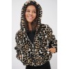 5193 Kapüşonlu Peluş Crop Ceket - D.Kahve 145865 5193 Kapüşonlu Peluş Crop Ceket - D.Kahve 145865