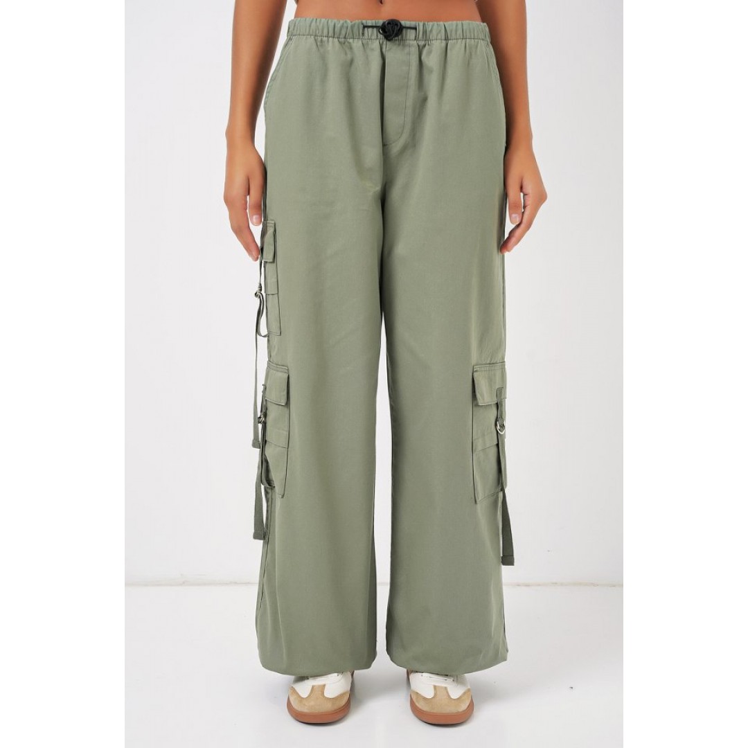 6691 Geniş Paça Kargo Pantolon - Çağla 145867 6691 Geniş Paça Kargo Pantolon - Çağla 145867