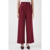 6647 Bol Paça Kumaş Pantolon - Bordo 145878