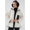 55446 Fermuarlı Oversize Peluş Ceket Mont - D. Siyah 145887 55446 Fermuarlı Oversize Peluş Ceket Mont - D. Siyah 145887