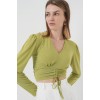 936 Sandy Crop Bluz - E.Yeşil 145951 936 Sandy Crop Bluz - E.Yeşil 145951