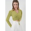 936 Sandy Crop Bluz - E.Yeşil 145951 936 Sandy Crop Bluz - E.Yeşil 145951