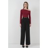 937 Kayık Yaka Sandy Bluz - Bordo 145953 937 Kayık Yaka Sandy Bluz - Bordo 145953