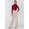 938 Büzgü Detaylı Dik Yaka Sandy Bluz - Bordo 145954 938 Büzgü Detaylı Dik Yaka Sandy Bluz - Bordo 145954